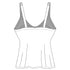 Ceeb Swimwear - Tiered Ruffle Tankini Top - Swirl